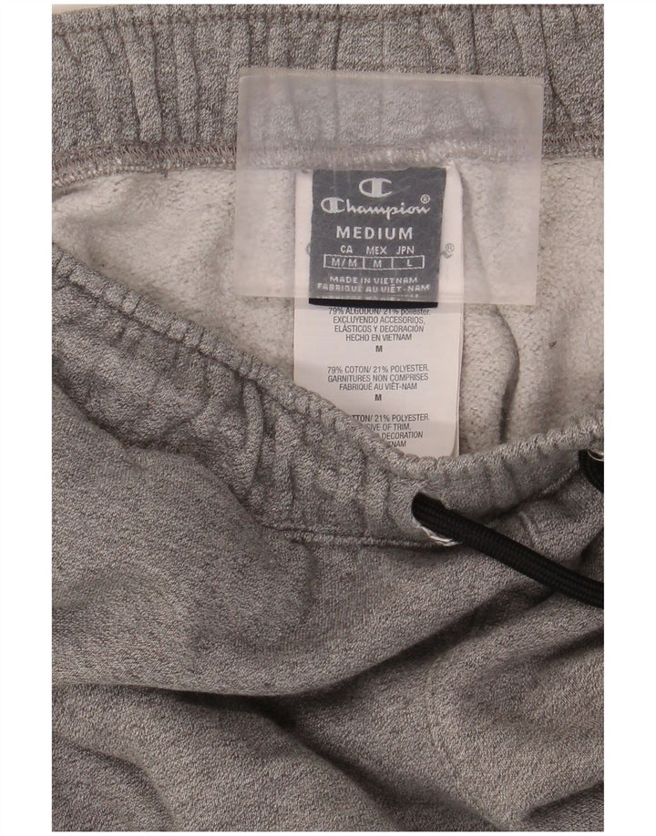 Champion Mens Tracksuit Trousers Joggers Medium  Grey Cotton
