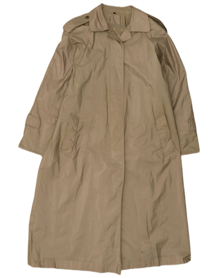 Nuage Womens Oversized Raincoat UK 12 Medium Gold Polyester