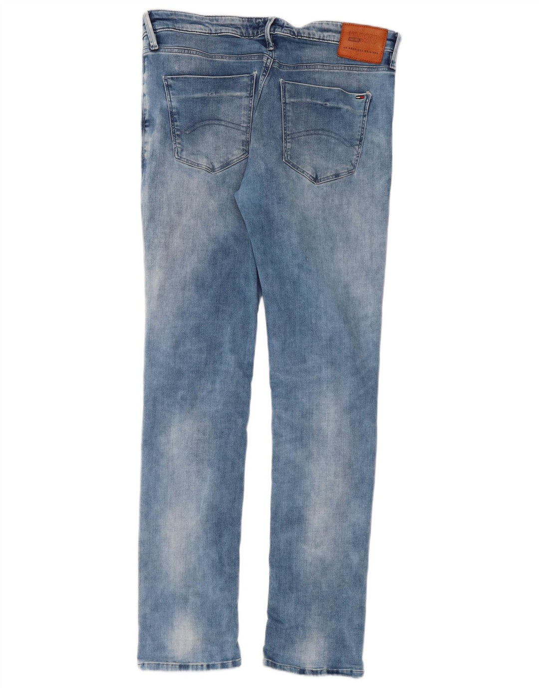 Tommy Hilfiger Mens Slim Jeans W34 L34 Blue Cotton