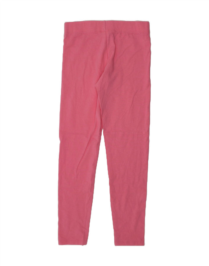 MARKS & SPENCER Girls Leggings 11-12 Years Pink Cotton Vintage Marks & Spencer and Second-Hand Marks & Spencer from Messina Hembry 