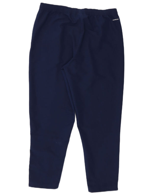 Adidas Mens Aeroready Tracksuit Trousers XL  Navy Blue Polyester