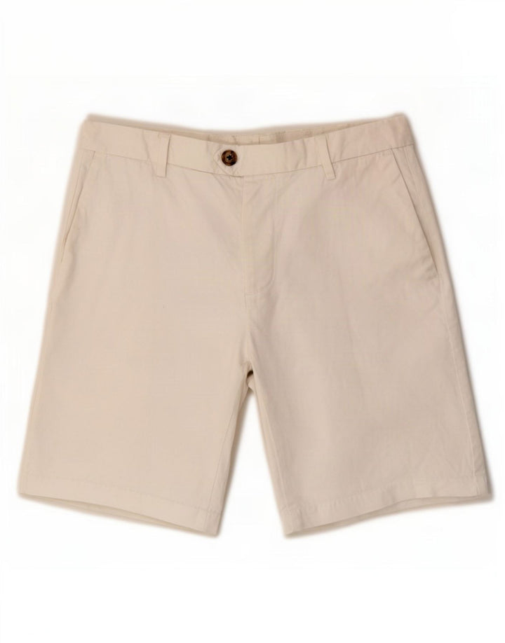 Reiss Mens Chino Shorts Medium W30 White Cotton