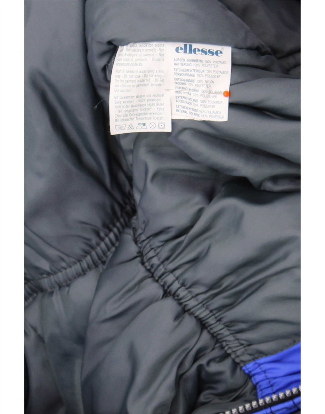Ellesse Mens Ski Jumpsuit IT 54 XL Blue Colourblock Polyamide