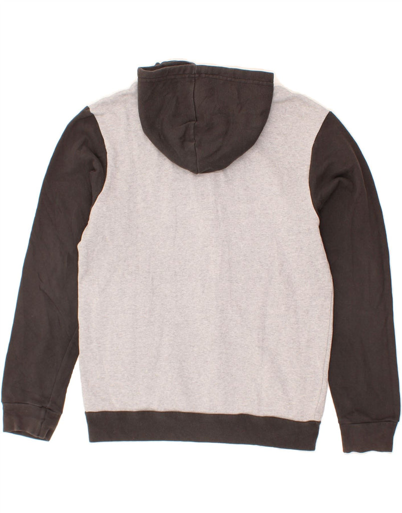 ADIDAS Mens Zip Hoodie Sweater Small Grey Colourblock Vintage Adidas and Second-Hand Adidas from Messina Hembry 