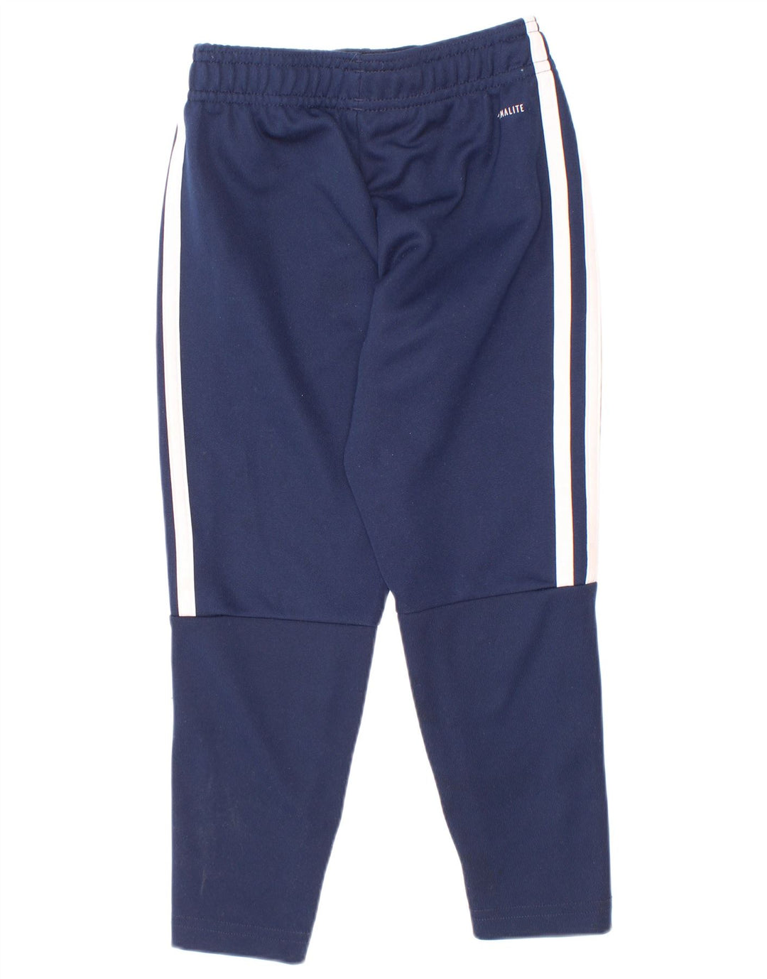 Adidas Boys Climalite Tracksuit Trousers 3-4 Years Navy Blue Polyester