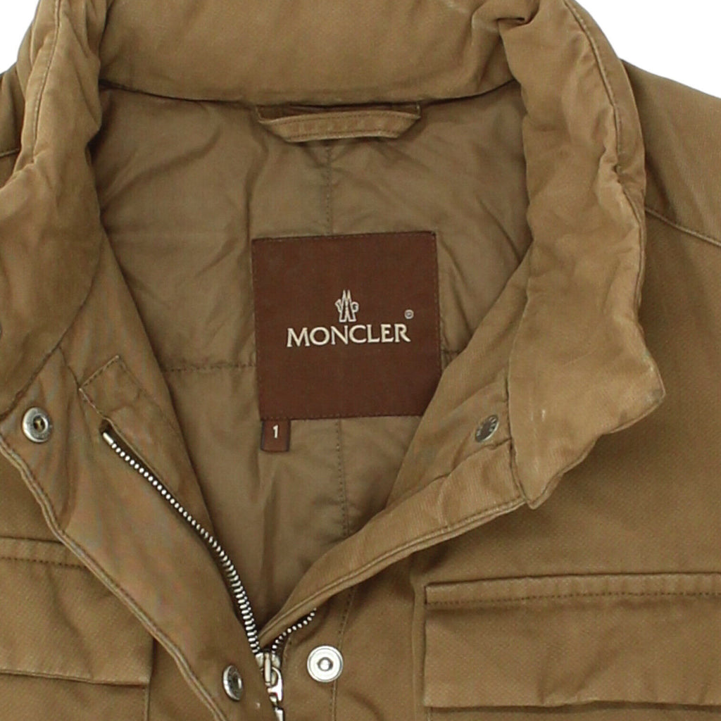 Moncler Womens Brown Padded Utility Jacket | Vintage High End Luxury Designer | Vintage Messina Hembry | Thrift | Second-Hand Messina Hembry | Used Clothing | Messina Hembry 