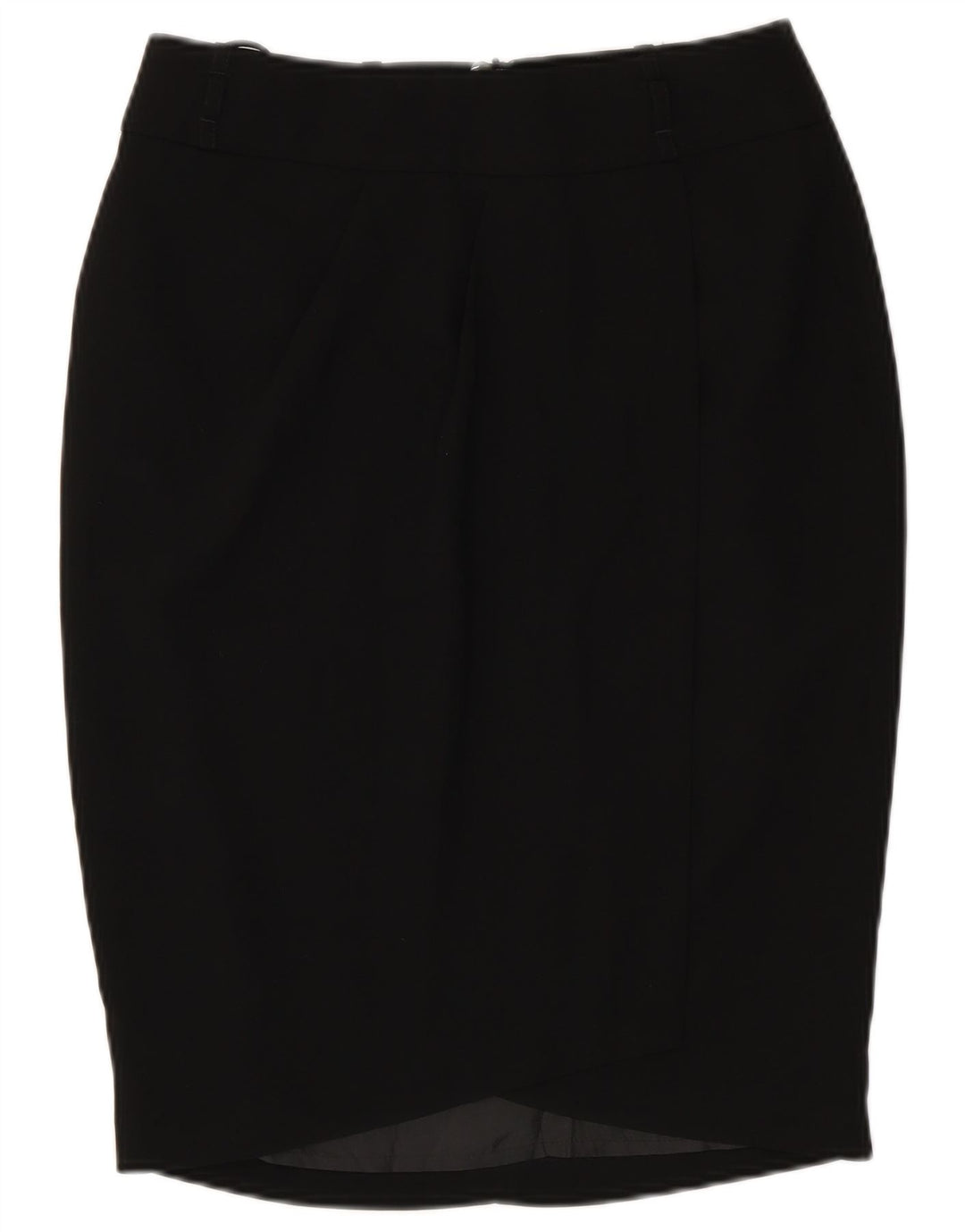 Marks & Spencer Womens Pencil Skirt UK 12 Medium W30 Black Polyester
