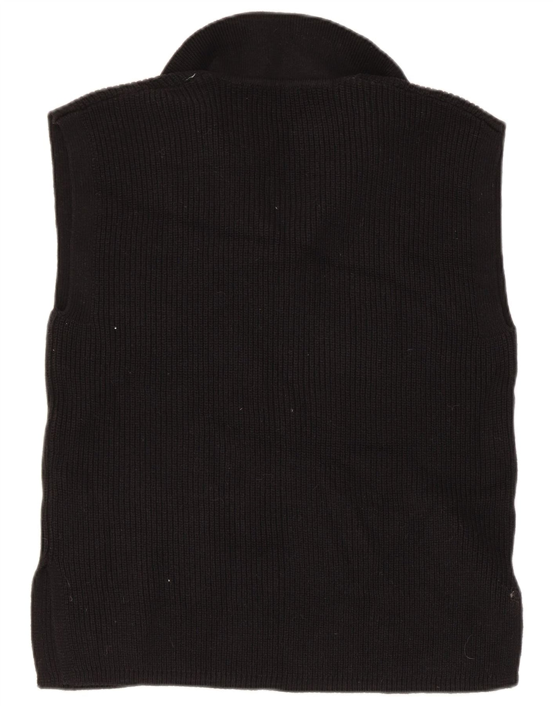 Marks & Spencer Womens Vest Tank Top UK 14 Medium Black Cotton
