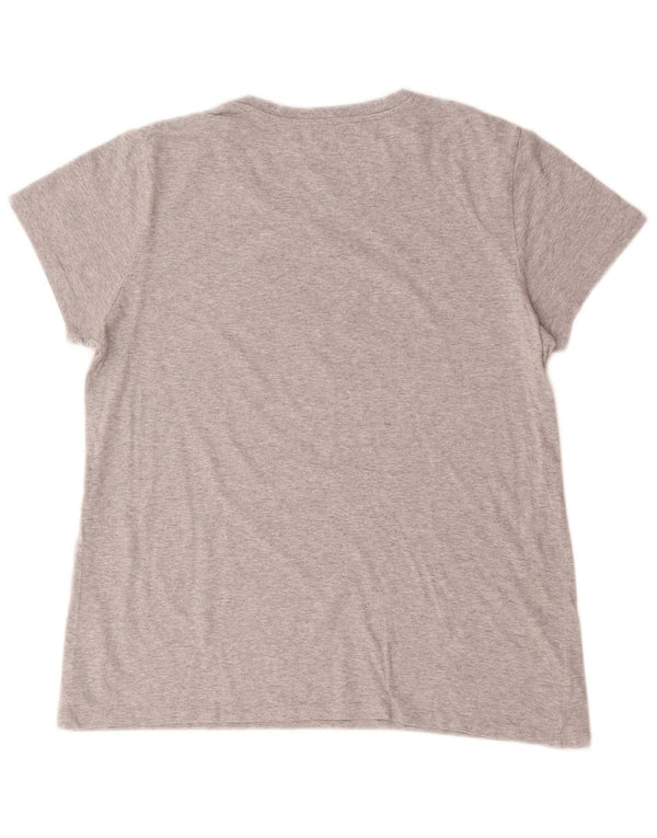 Levi's Womens 501 Graphic T-Shirt Top UK 16 Large Grey Cotton