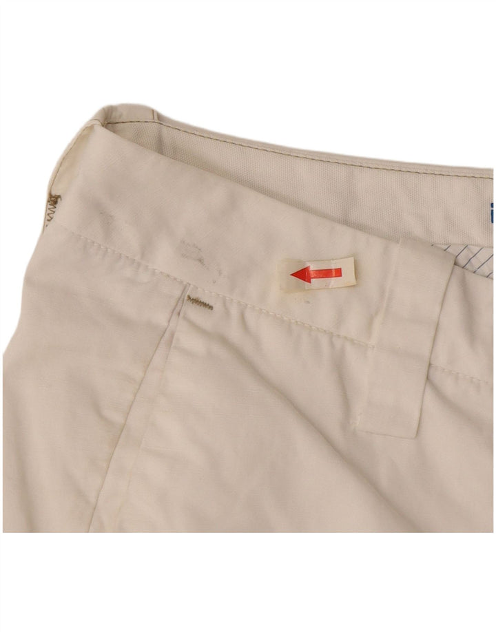 Murphy & Nye Womens Sailmakers Chino Shorts W30 Medium White Cotton
