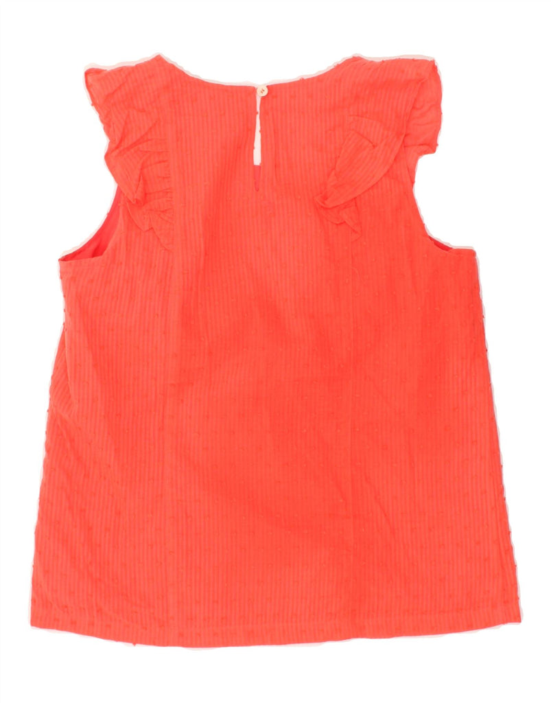 J. CREW Womens Sleeveless Blouse Top US 00 2XS Red Cotton | Vintage J. Crew | Thrift | Second-Hand J. Crew | Used Clothing | Messina Hembry 