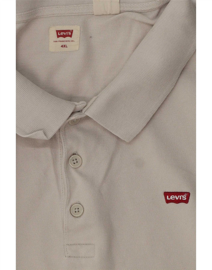 Levi's Mens Polo Shirt 4XL Off White