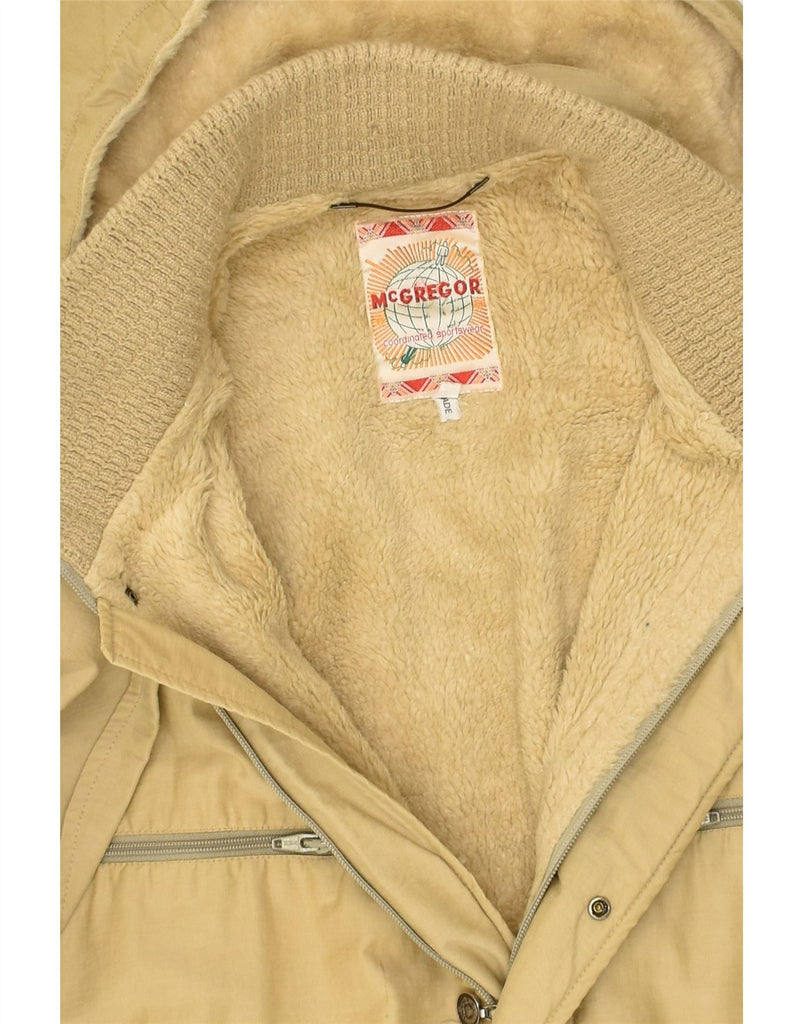 MCGREGOR Mens Hooded Padded Jacket UK 40 Large Beige | Vintage McGregor | Thrift | Second-Hand McGregor | Used Clothing | Messina Hembry 