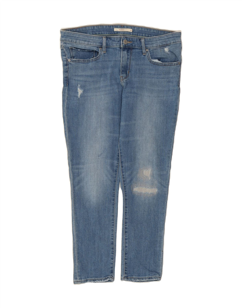 LEVI'S Womens 711 Skinny Jeans W31 L26 Blue Cotton Vintage Levi's and Second-Hand Levi's from Messina Hembry 