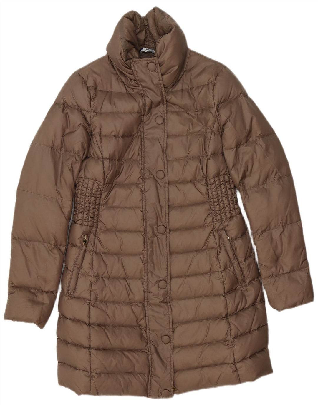 Liu Jo Womens Padded Coat IT 44 Medium Brown Polyamide