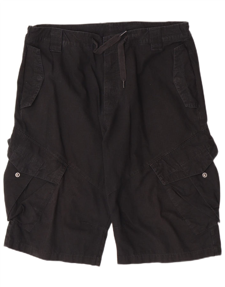 Puma Mens Cargo Shorts W36 Large  Black Cotton