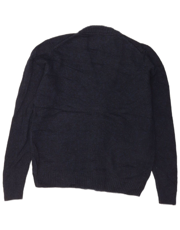 Marks & Spencer Mens Cardigan Sweater Small Navy Blue
