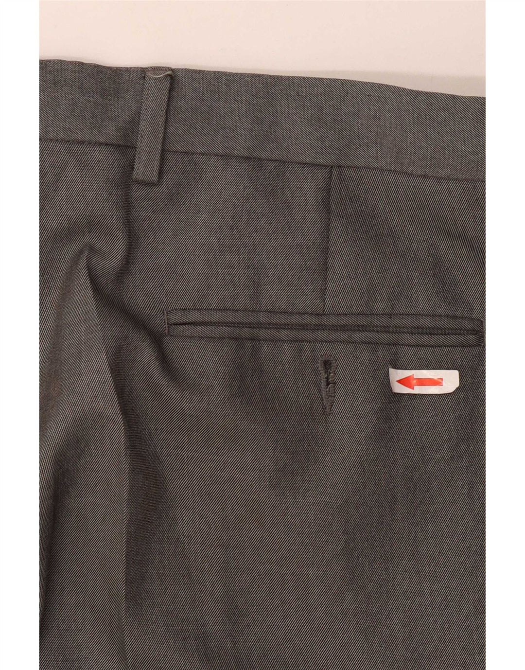 Marks & Spencer Mens Pegged Suit Trousers W36 L31 Grey Polyester