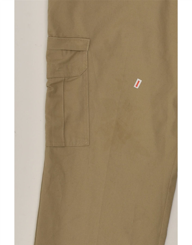 DICKIES Mens Straight Cargo Trousers W40 L30 Beige Polyester | Vintage Dickies | Thrift | Second-Hand Dickies | Used Clothing | Messina Hembry 