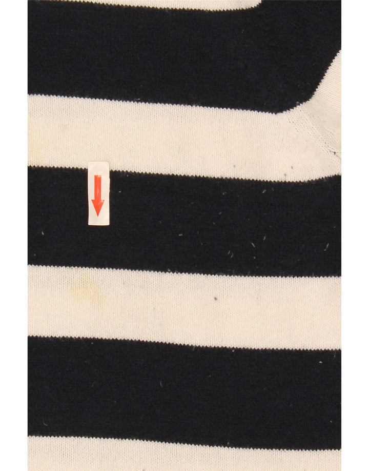 Marks & Spencer Womens Boat Neck Jumper Sweater UK 12 Medium Navy Blue