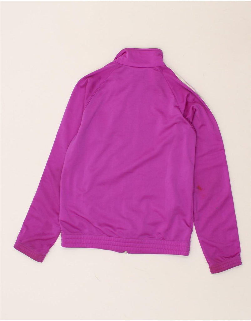 ADIDAS Girls Tracksuit Top Jacket 11-12 Years Pink Polyester | Vintage Adidas | Thrift | Second-Hand Adidas | Used Clothing | Messina Hembry 