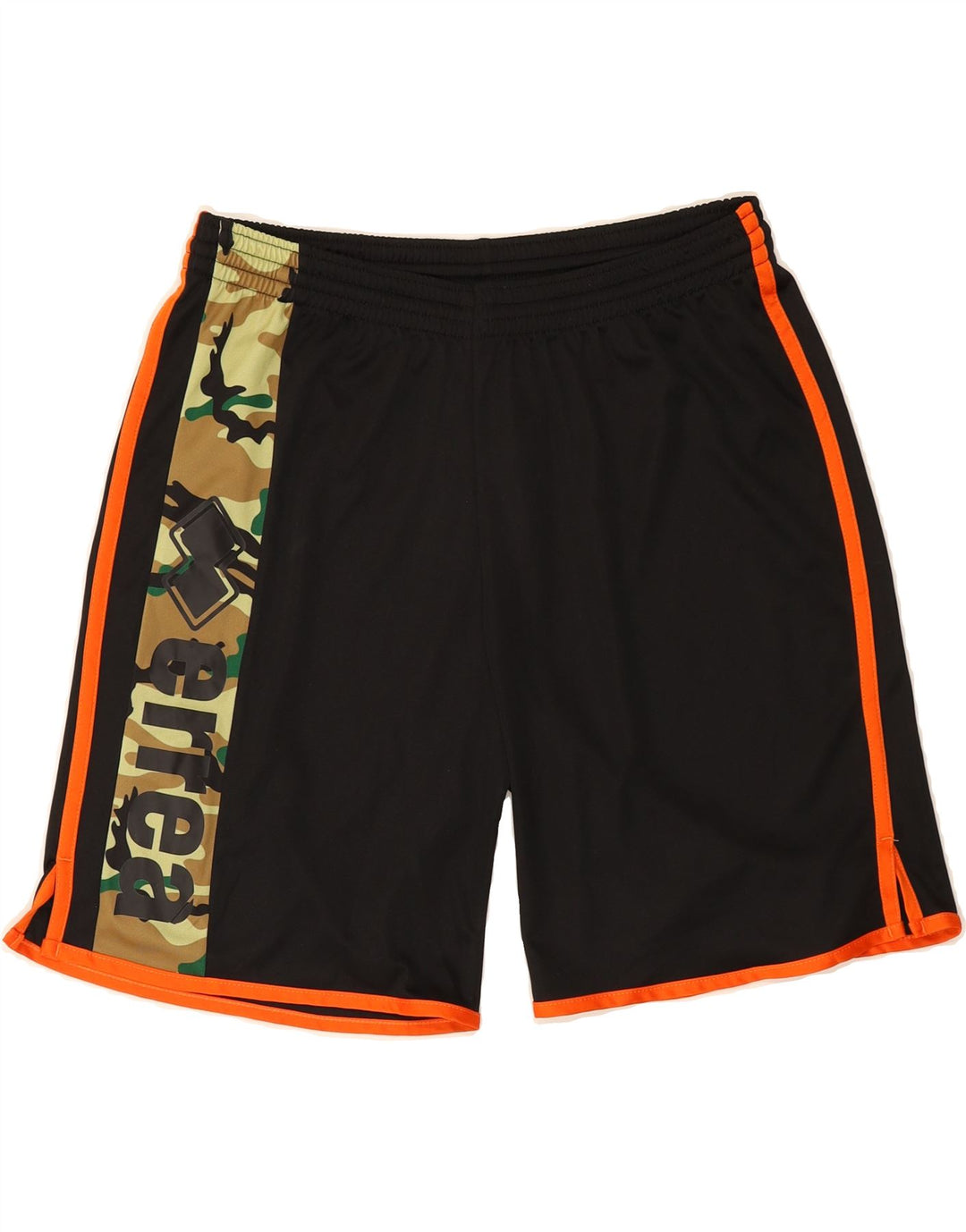 ERREA Mens Graphic Sport Shorts XL  Black Colourblock Vintage Errea and Second-Hand Errea from Messina Hembry 