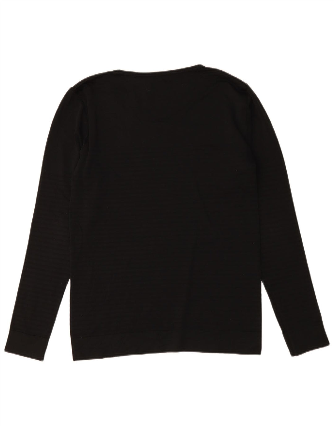 Nike Mens Dri Fit Top Long Sleeve Medium Black Polyester