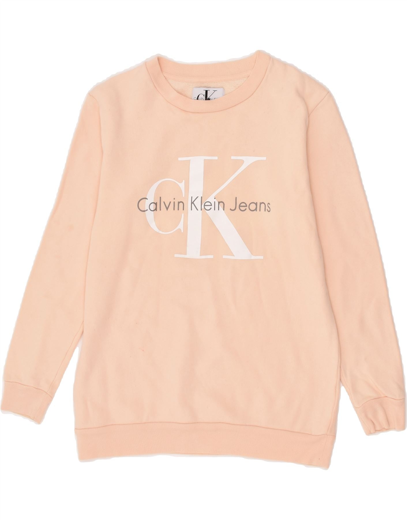 Calvin klein hot sale beige sweatshirt