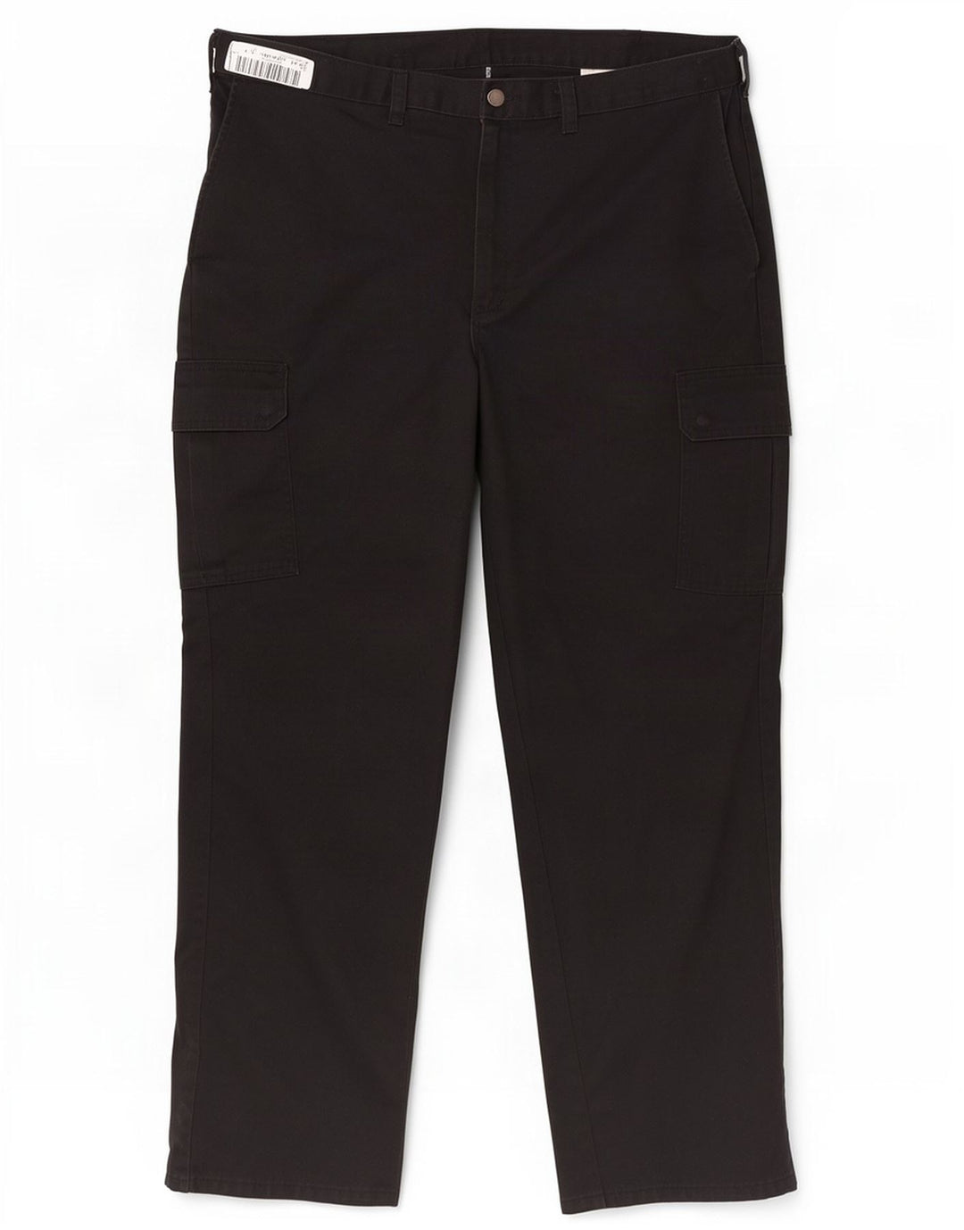 Dickies Mens Straight Cargo Trousers W42 L32 Black Polyester
