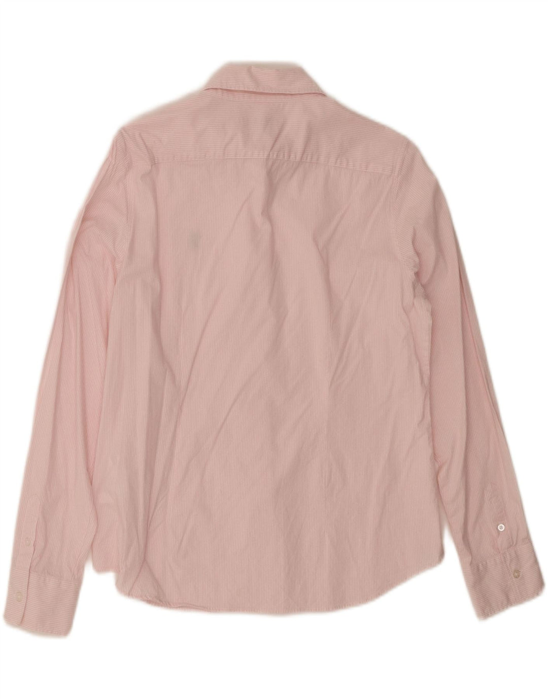 U.S. Polo Assn. Womens Shirt IT 42 Medium Pink Striped Cotton