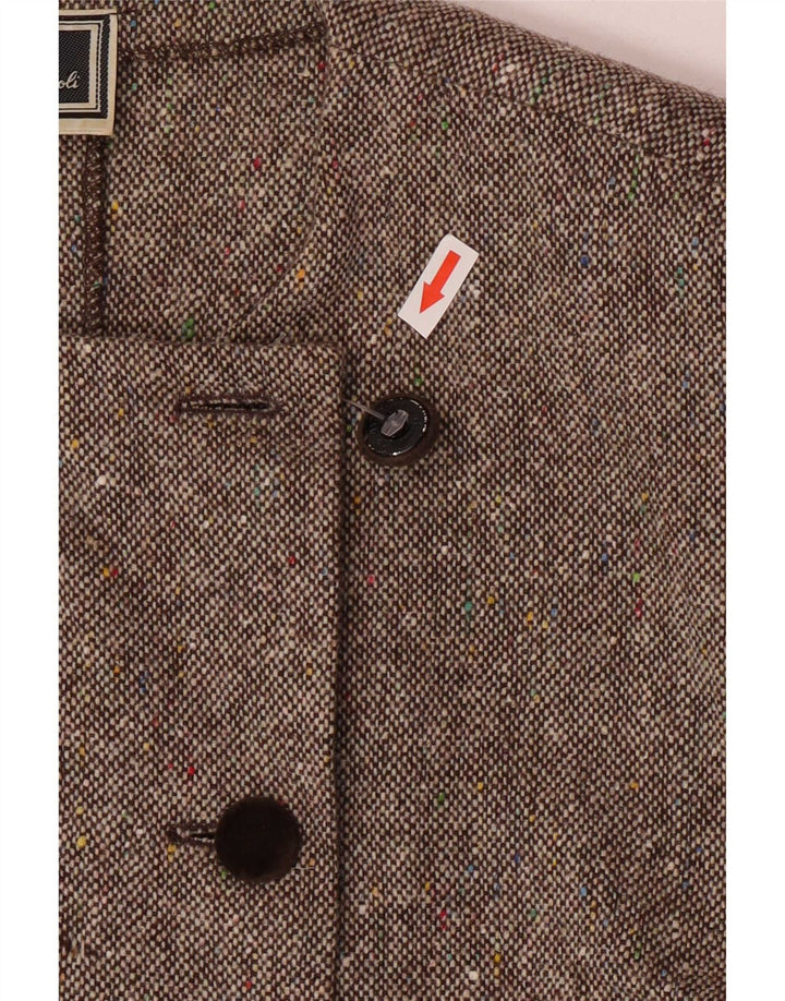 Luisa Spagnoli Womens 4 Button 2 Piece Suit IT 46 Large W30 Grey Flecked