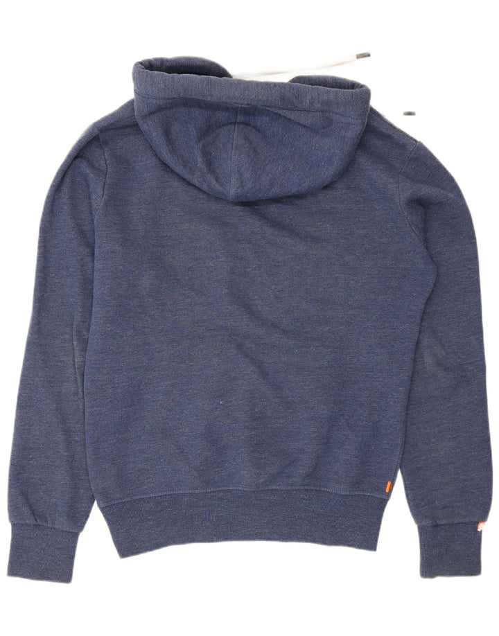 Superdry Mens Regular Fit Hoodie Jumper Small Blue Cotton