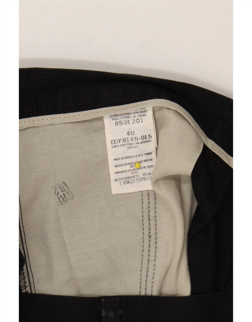 LEE Mens Pegged Chino Shorts W40 XL Black Cotton Vintage Lee and Second-Hand Lee from Messina Hembry 