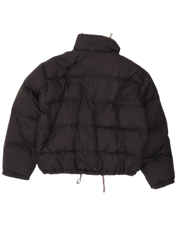 Armani Jeans Mens Hooded Padded Jacket UK 42 XL Navy Blue