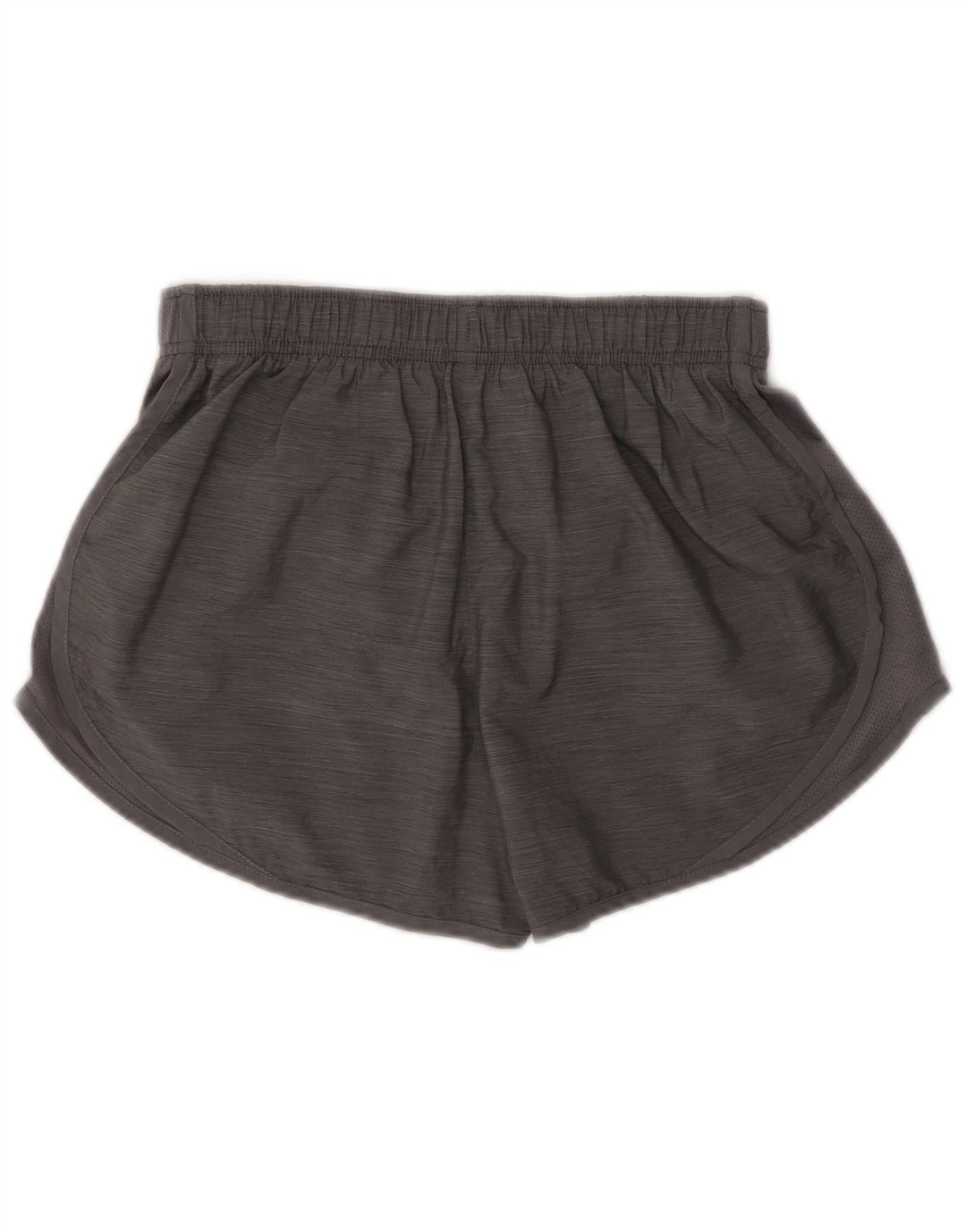 Nike Womens Sport Shorts UK 8 Small Grey Flecked Polyester