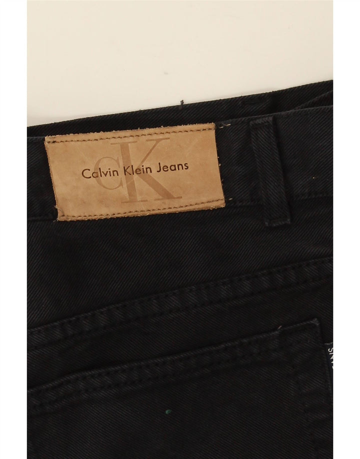 Calvin Klein Mens Straight Jeans W32 L30 Black