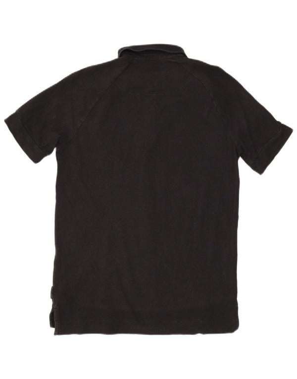 Armani Exchange Mens Graphic Polo Shirt Small Black