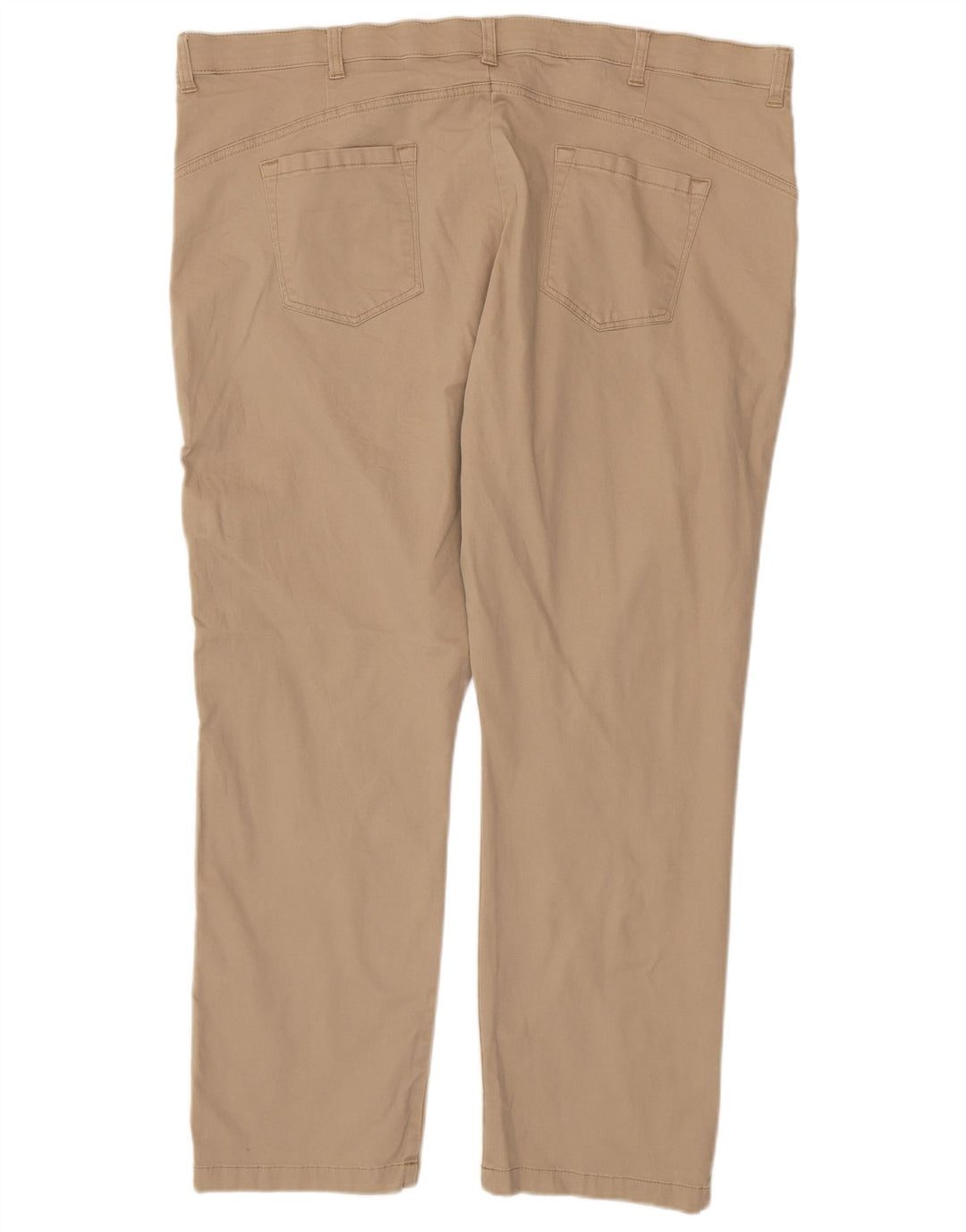 WRANGLER Mens Straight Casual Trousers W44 L29 Beige Cotton