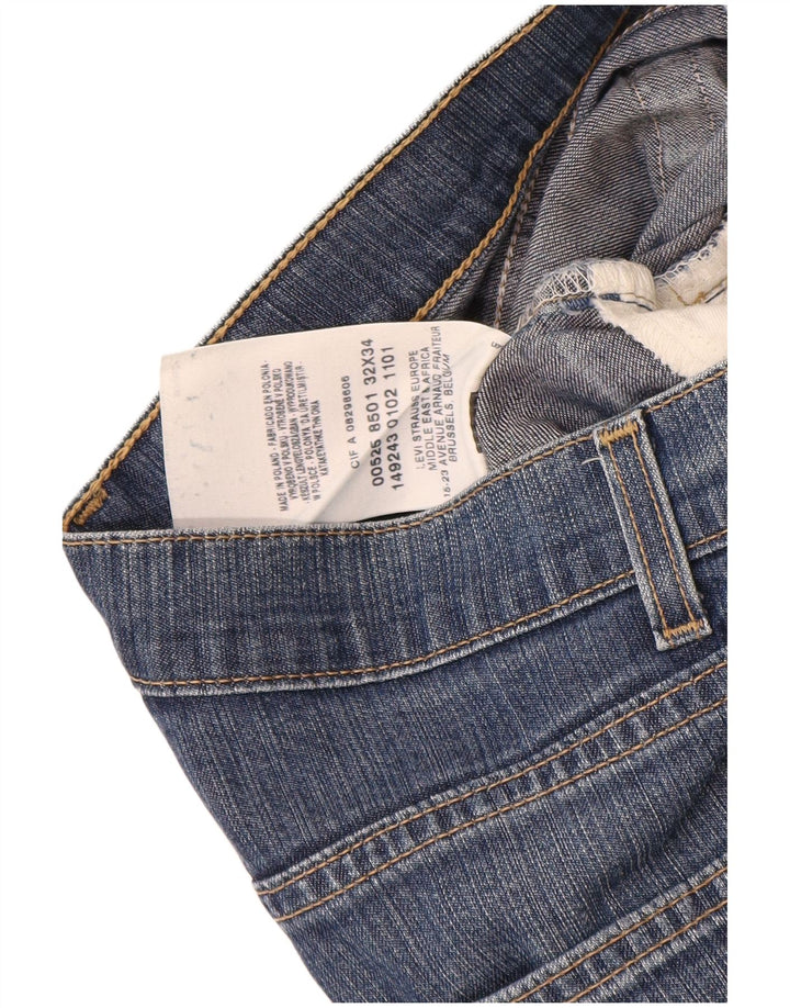 Levi's Womens 526 Bootcut Jeans W32 L29 Blue Cotton