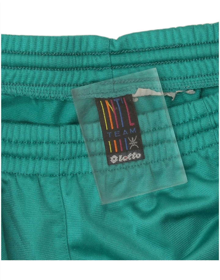 Lotto Mens Graphic Tracksuit Trousers Large  Turquoise Colourblock