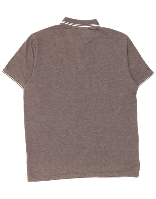 Champion Mens Polo Shirt XL Grey Cotton
