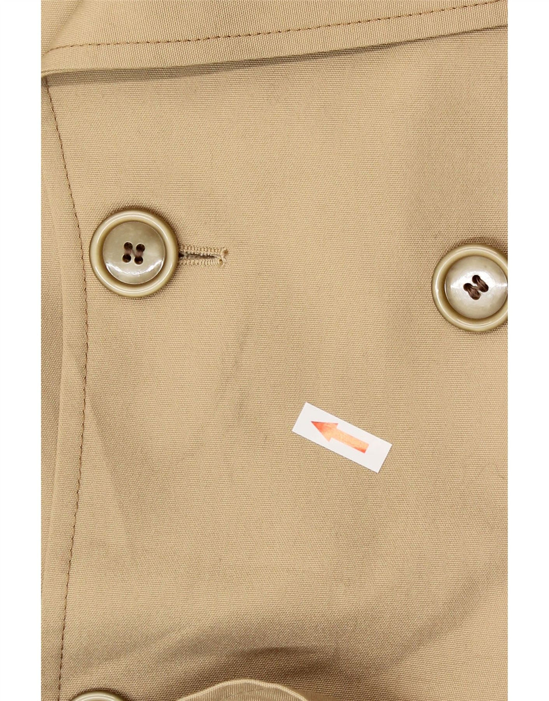 NINO Mens Trench Coat UK 38 Medium Beige Polyester