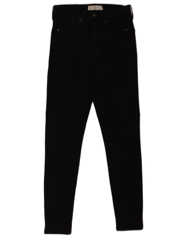 Topshop Womens Skinny Jeans W28 L26 Black Cotton