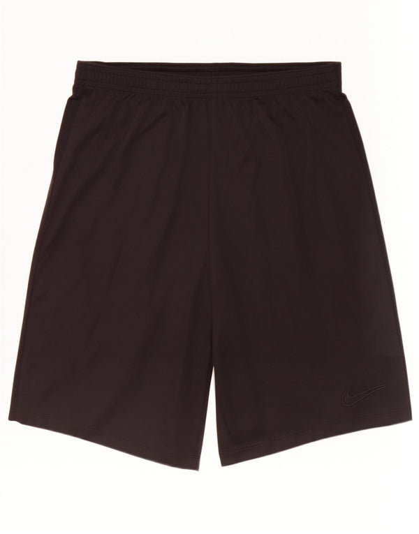 Nike Boys Dri Fit Sport Shorts 13-14 Years XL Black Polyester