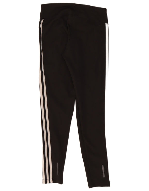 Adidas Womens Climalite Leggings UK 8/10 Small Black Polyester