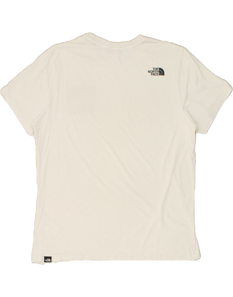 THE NORTH FACE Mens T-Shirt Top Large White Cotton | Vintage The North Face | Thrift | Second-Hand The North Face | Used Clothing | Messina Hembry 
