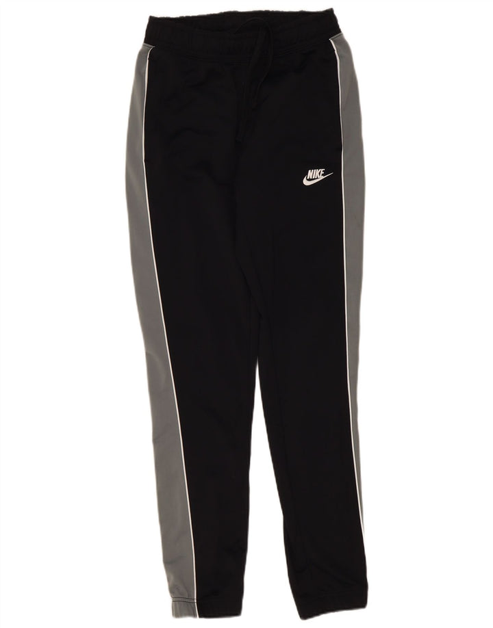 Nike Mens Tracksuit Trousers Joggers XS  Black Colourblock Polyester