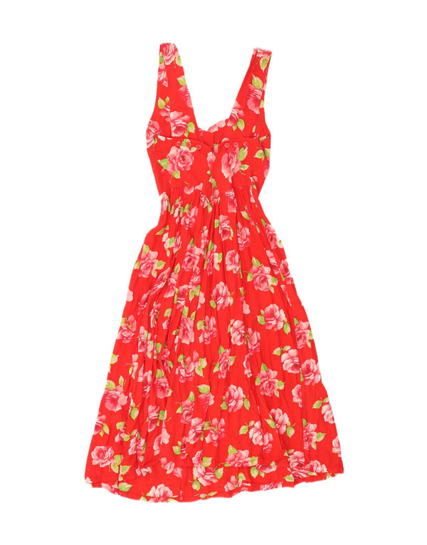 L'altra Moda Womens Sundress UK 6 XS Red Floral