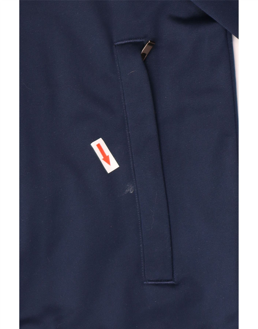 Adidas Mens Tracksuit Top Jacket XL Navy Blue Polyester
