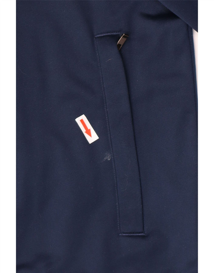Adidas Mens Tracksuit Top Jacket XL Navy Blue Polyester
